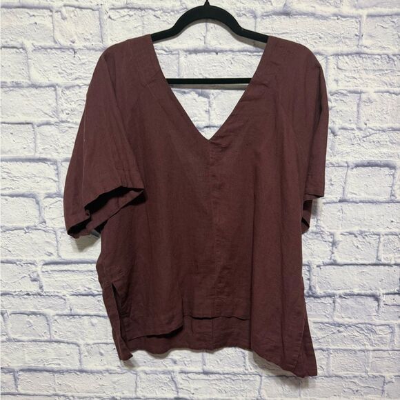 Free people memory of love linen top - Picture 7 of 15